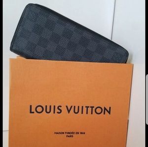 Louis Vuitton Zippy Wallet Damier Graphite